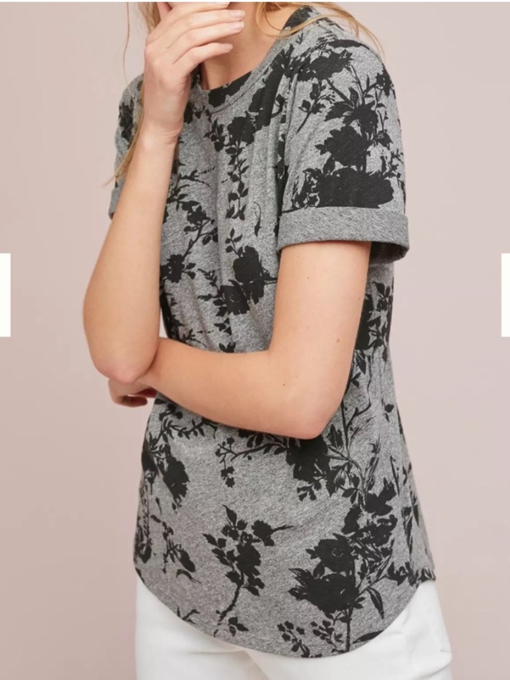 Sol Angeles x Anthropologie Zen Floral Tee